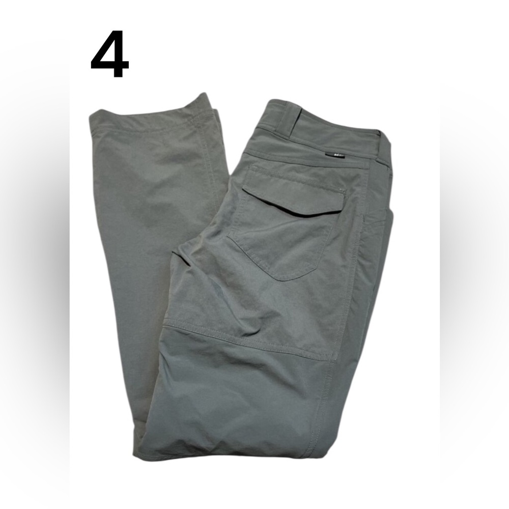 REI Screeline Hiking Women's Pants Size 4 Grey 5 Pockets Vented at Back